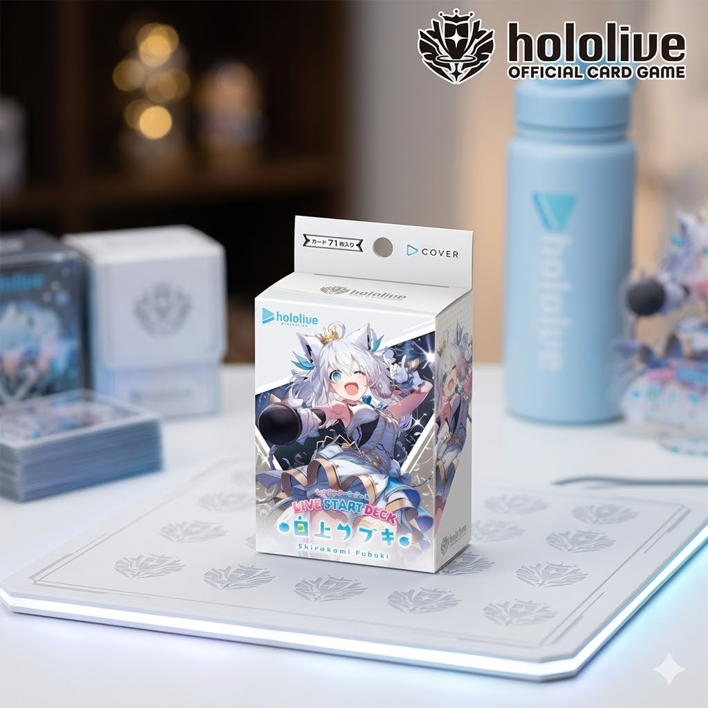 Thẻ Bài TCG hololive OFFICIAL CARD GAME Live Start Deck Vol.14 - Shirakami  Fubuki Chính Hãng