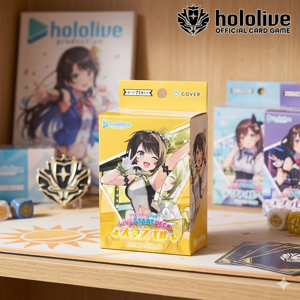 Thẻ Bài TCG hololive OFFICIAL CARD GAME Live Start Deck Vol.19 - Oozora  Subaru Nguyên Seal