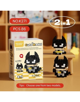 Mô hình lắp ráp Anh Hùng Avengers mini - Batman