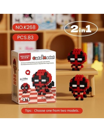 Mô hình lắp ráp Anh Hùng Avengers mini - Deadpool