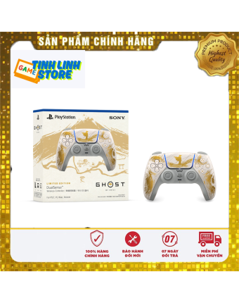 Tay Cầm Chơi Game PS5 PlayStation DualSense Wireless Controller – Ghost of Yōtei Gold Limited Edition ​