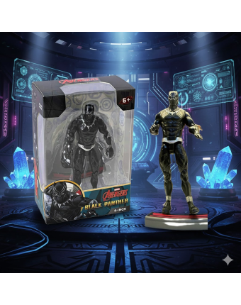 Mô hình Marvel - Avengers - Black Panther (4 Inch) - ZD Toys - ZC27