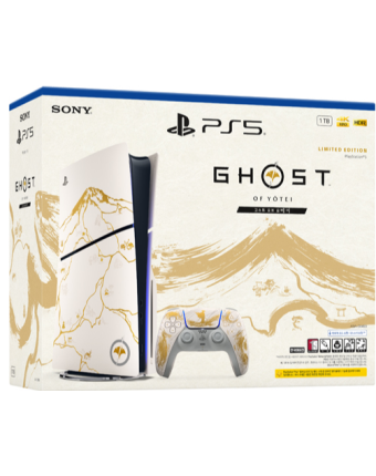 Máy Chơi Game PS5 Slim Ghost of Yotei Gold Limited Edition Bundle (Disk)