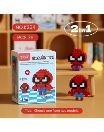 Mô hình lắp ráp Anh Hùng Avengers mini - Spider Man