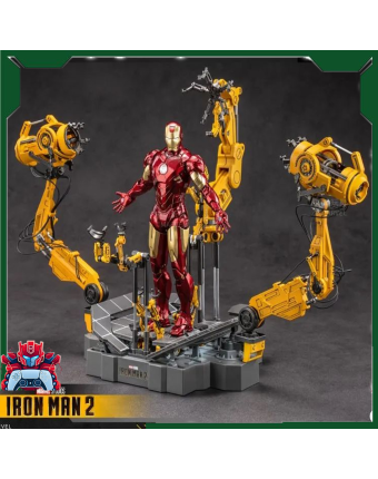 Mô Hình Iron Man MK4 Suit Up Gantry – ZD Toys Chính Hãng ZM78