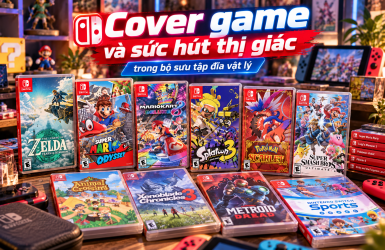 Cover game và sức hút thị giác trong bộ sưu tập đĩa vật lý