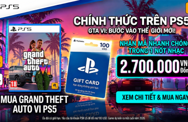 GTA VI chính thức trên PS5: Bước vào thế giới mới cùng Grand Theft Auto VI