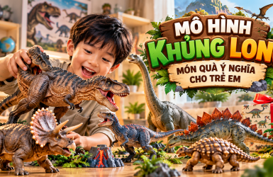 Mô hình khủng long có phải món quà phù hợp cho trẻ yêu khám phá?