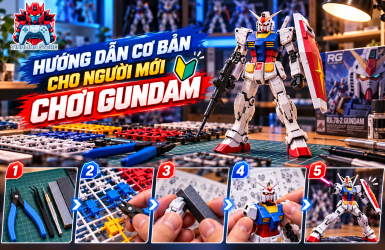 Lắp Gundam có khó không? Hướng dẫn cơ bản cho người mới