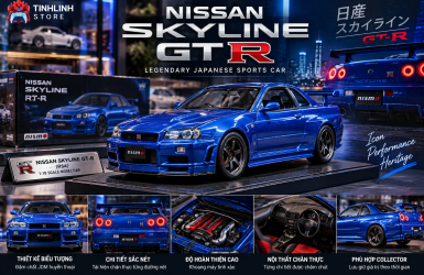 Vì sao xe mô hình Nissan Skyline GT-R luôn được collector săn tìm?