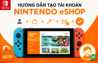 Hướng dẫn tạo tài khoản Nintendo eShop