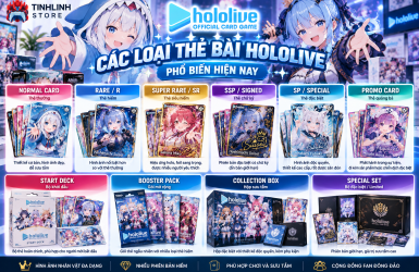 Các loại thẻ bài Hololive phổ biến và cách nhận biết