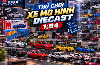 Thú chơi xe mô hình diecast 1:64 có gì hấp dẫn với người trưởng thành?