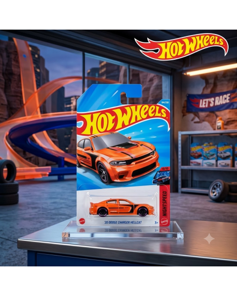 Mô Hình Xe Hot Wheels '20 Dodge Charger Hellcat Tỷ Lệ 1:64 Chính Hãng Mattel