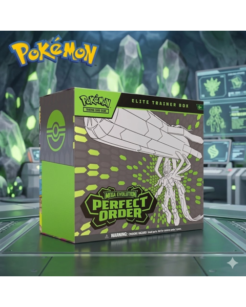 Hộp Bài Pokémon TCG: Mega Evolution Perfect Order Elite Trainer Box (ETB) Chính Hãng