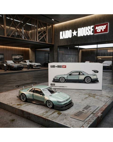 Mô Hình Xe Kaido House x Mini GT Nissan Silvia S13-R Kaido Works V1