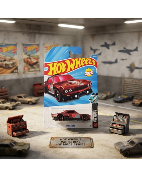 Mô Hình Xe Hot Wheels Vairstrike Đỏ Nhám HW Mods Chính Hãng