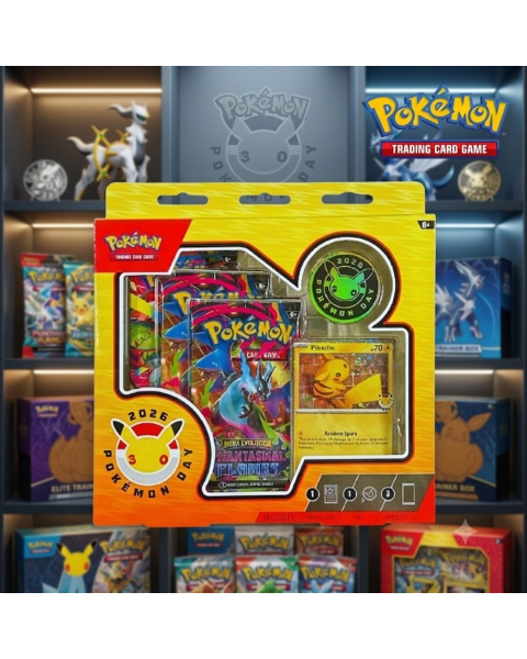 Thẻ Bài Pokémon TCG: Pokémon Day 2026 Collection Box Chính Hãng