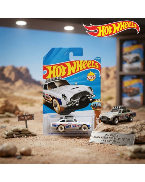 Mô Hình Xe Hot Wheels Aston Martin DB5 Safari Edition HW Dirt