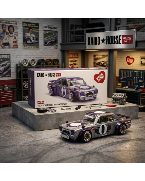 Mô Hình Xe Kaido House x MINI GT Nissan Skyline GT-R (KPGC10) Kaido Works V1 1:64