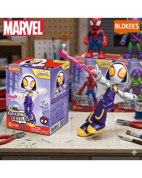 Mô Hình Blokees Ghost-Spider (AL03) - Phiên Bản Web-Spinners Cao Cấp