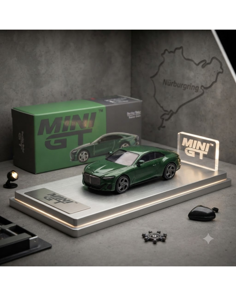 Mô Hình Xe Mini GT Bentley Batur Scarab Green Tỉ Lệ 1:64