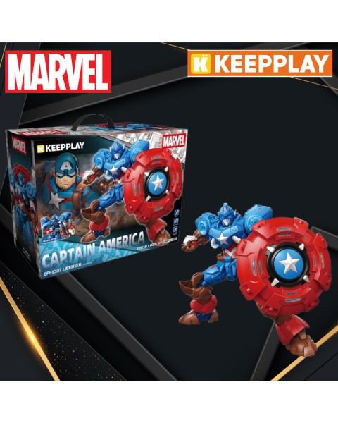 Mô Hình Lắp Ráp Marvel Mecha Captain America - Đồ Chơi Siêu Anh Hùng Cao Cấp