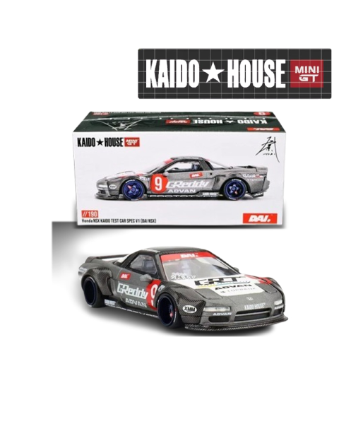 Mô Hình Xe MINI GT x Kaido House 1:64 - Honda NSX Kaido Test Car Spec V1 (KHMG190)