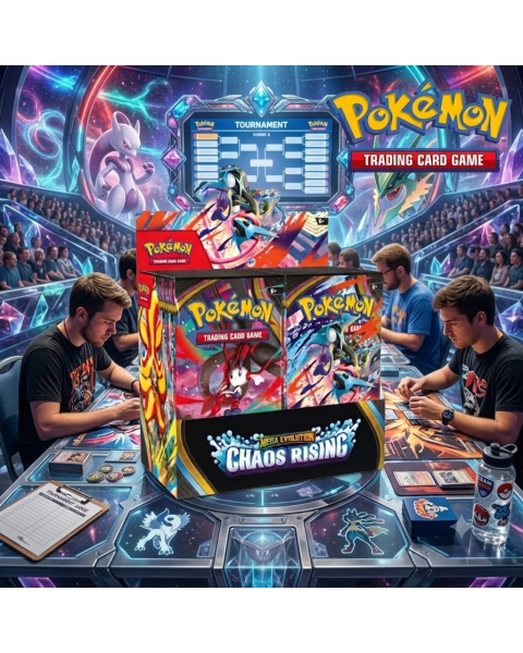 Hộp Thẻ Bài Pokémon ME04 Mega Evolution Chaos Rising 36 Packs Display BST ENH - Sưu Tầm Cao Cấp