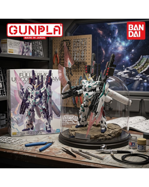 Mô Hình Lắp Ráp Gundam 1/100 MG RX-0 Full Armor Unicorn Gundam Ver. Ka Bandai Chính Hãng