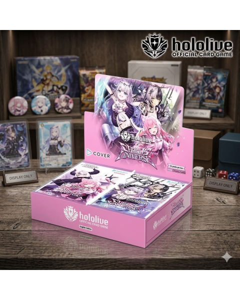 Thẻ Bài TCG hololive Booster Vol.04: Thám Hiểm Vũ Trụ Kỳ Thú Cùng Bản Tiếng Anh [Curious Universe]