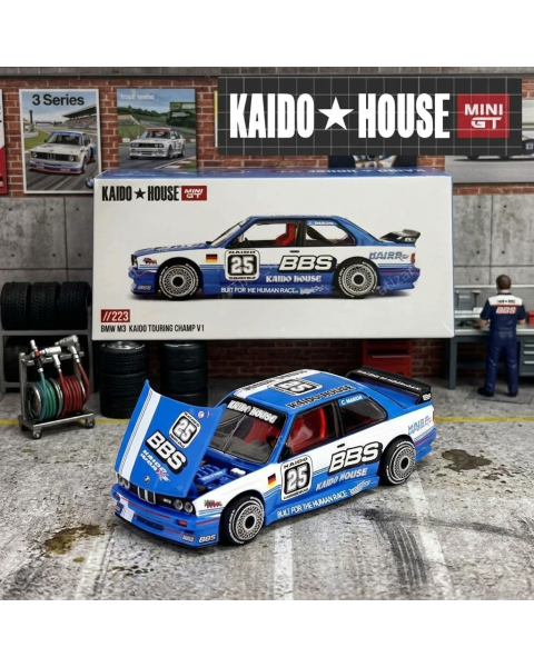 Mô Hình Xe Kaido House x MINI GT 1/64 BMW M3 Kaido Touring Champ V1 Chính Hãng
