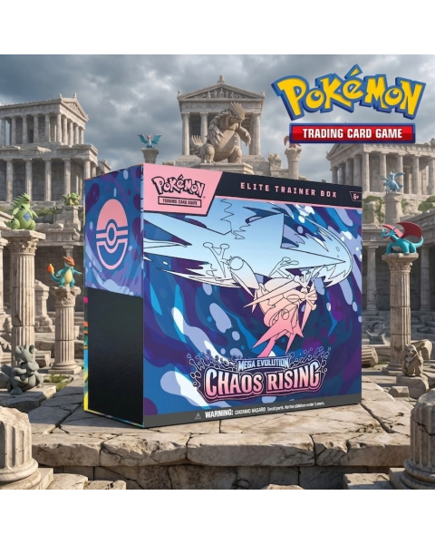 Hộp Bài Pokémon TCG ME04 Mega Evolution Chaos Rising Elite Trainer Box (ETB) - Chính Hãng