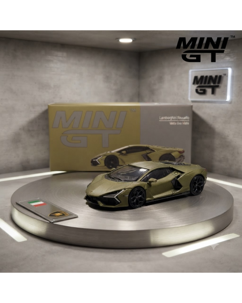 Mô Hình Xe Mini GT MGT01136 Lamborghini Revuelto Verde Gea Matte Tỉ Lệ 1:64