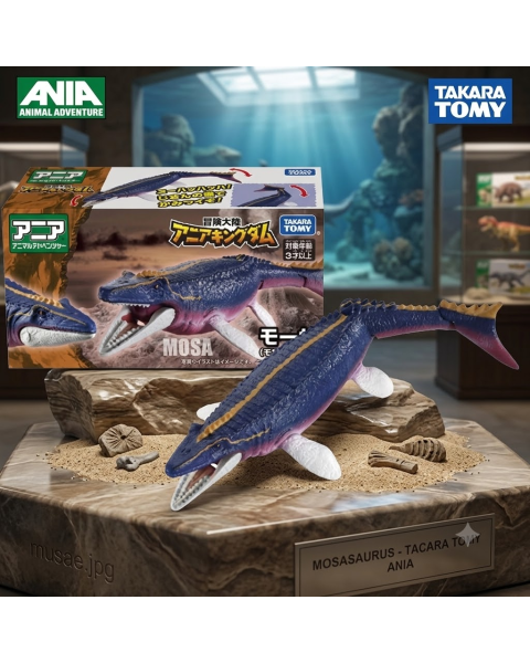 Mô Hình Sinh Vật Thằn Lằn Biển Mosasaurus ANIA Kingdom Takara Tomy Nhật Bản