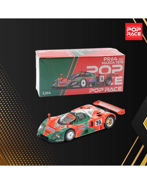 Mô Hình Xe Pop Race Mazda 787B 1991 Vô Địch Le Mans Đẳng Cấp