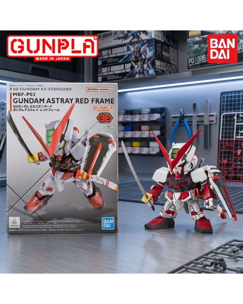 Mô Hình Lắp Ráp Bandai SD Gundam EX-Standard 007 Gundam Astray Red Frame - Chính Hãng Nhật Bản