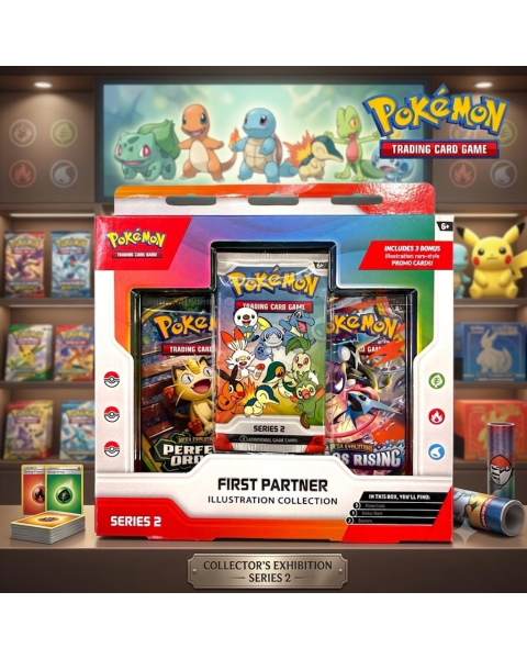 Thẻ Bài Pokémon TCG: First Partner Illustration Collection - Series 2 Chính Hãng