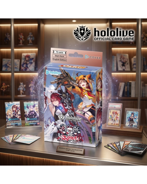 Thẻ Bài TCG hololive OFFICIAL CARD GAME Start Deck – Oshi Justice (English Edition)