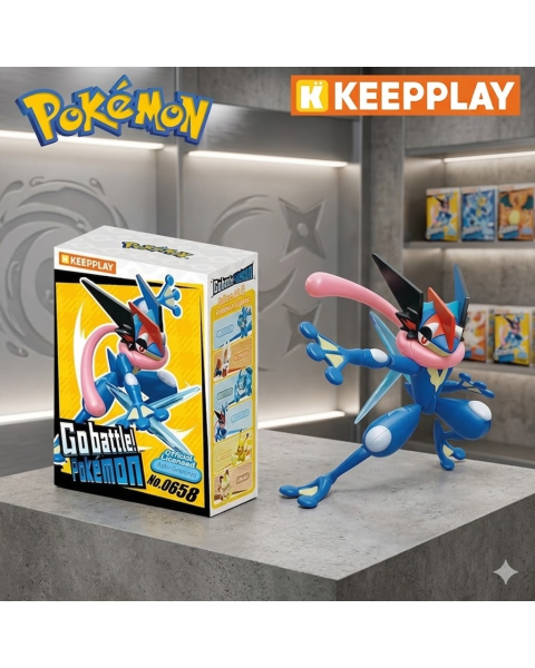 Mô Hình Pokemon Lắp Ráp Keeppley Go Battle! Pokémon Ash-Greninja - Chính Hãng