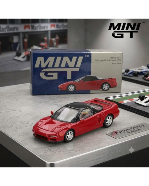 Mô Hình Xe MINI GT 1/64 Honda NS-X Prototype Midship Sports 1989 Ayrton Senna Chính Hãng