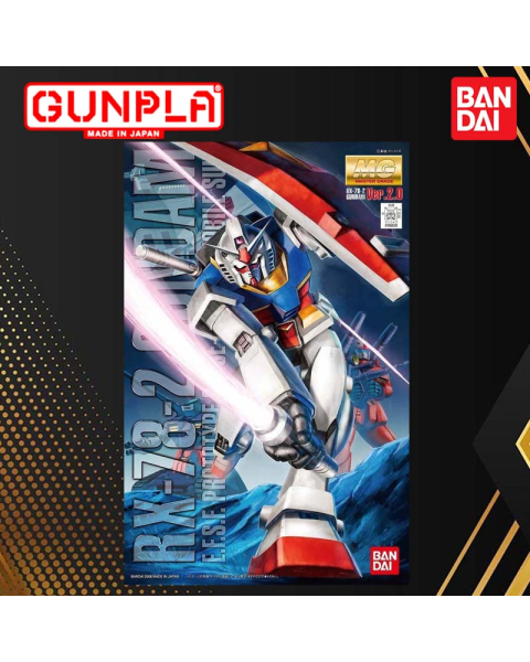 Mô hình Gunpla MG 1/100 RX-78-2 Gundam Ver.2.0 chính hãng Bandai UC 0079