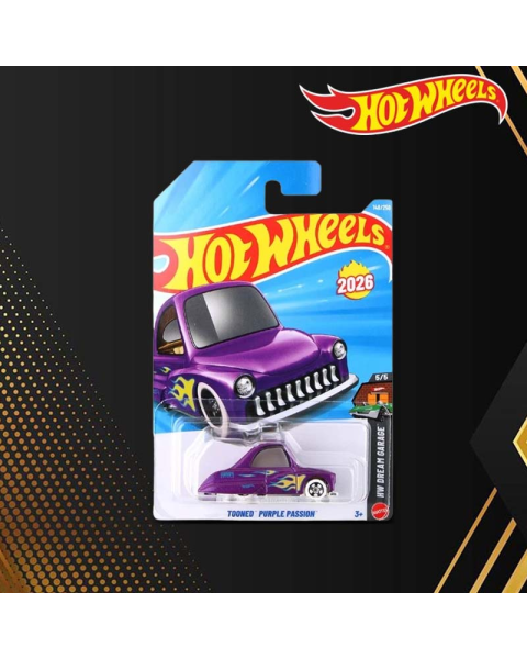 Mô Hình Xe Hot Wheels Tooned Purple Passion - HW Dream Garage 2026 (#148/250 Chính Hãng)
