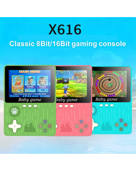 Máy Chơi Game Cầm Tay X616 Retro Arcade Hỗ Trợ Thẻ TF Mở Rộng – Máy Chơi Game Cổ Điển