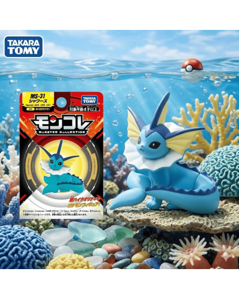 Mô hình Pokemon Takara Tomy Moncolle MS-31 Showers (Vaporeon) - Hàng Chính Hãng Nhật Bản