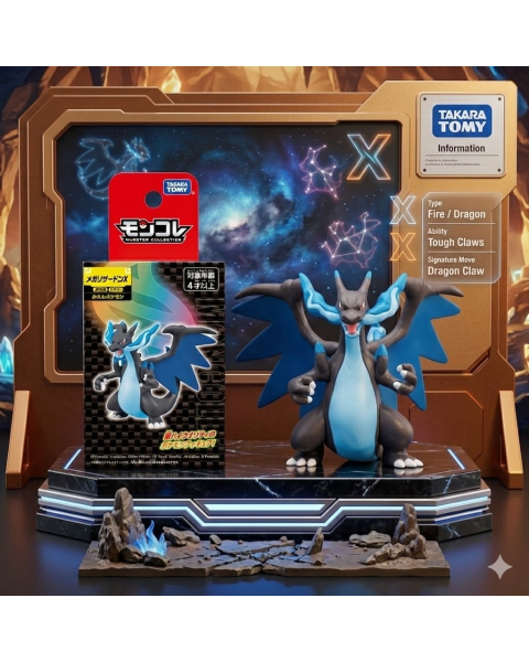 Mô hình Figure Pokemon Moncolle Mega Lizardon X