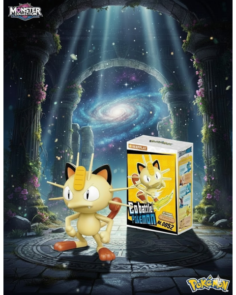 Mô hình Figure - Go battle!  Pokémon Vol 1-Meowth -  Keepplay - PP09
