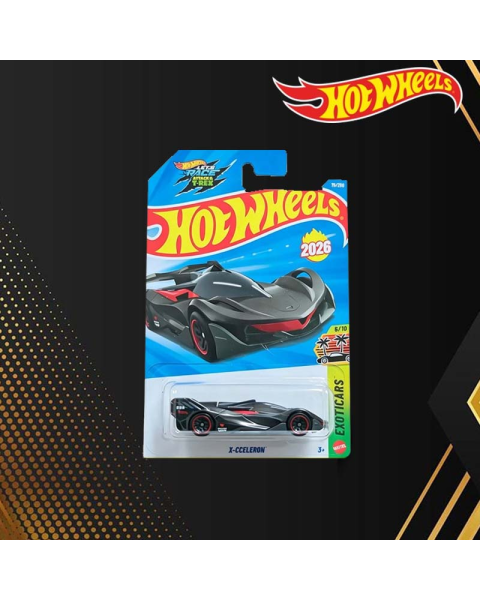 Mô Hình Xe Hot Wheels X-Cceleron HW Exoticars 2026 Chính Hãng