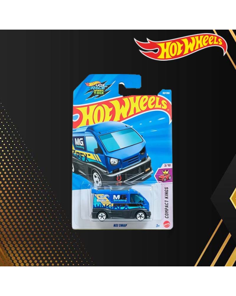 Mô Hình Xe Hot Wheels Kei Swap Blue Compact Kings 2026 Chính Hãng