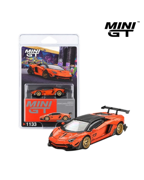 Mô Hình Xe MINI GT 1/64 LB★WORKS Lamborghini Aventador Cam MDX 2025 (Blister)